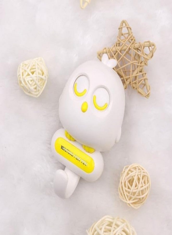 Vexton Heavy Duty 2 KG Multipurpose Strong Self Adhesive Nail-Free PVC Cute Owl Key Holder Wall Hook Sticker for Hanging (Any Color, Pack of 1) - Image 4